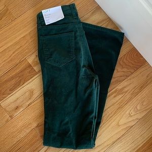LOFT High rise slim flare pant